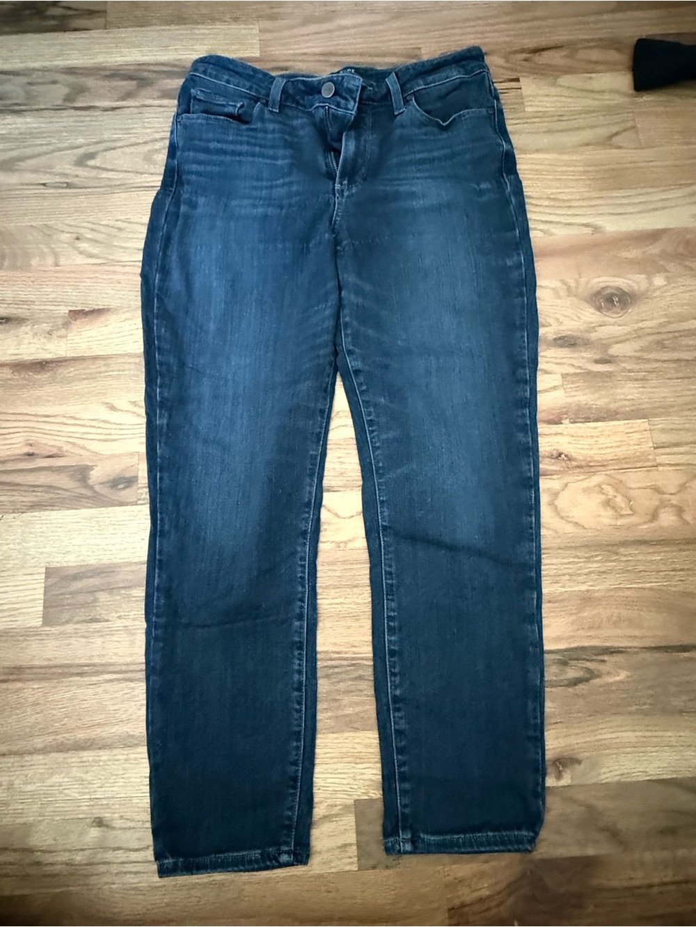 PAIGE Women's Dark Wash Boyfriend Jeans